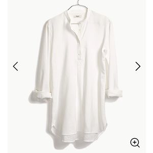 Madewell Wellspring Popover Cotton Shirt